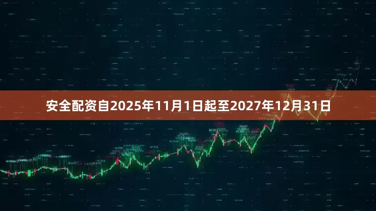 安全配资自2025年11月1日起至2027年12月31日